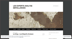 Desktop Screenshot of expertsdefaillances.com