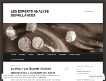 Tablet Screenshot of expertsdefaillances.com